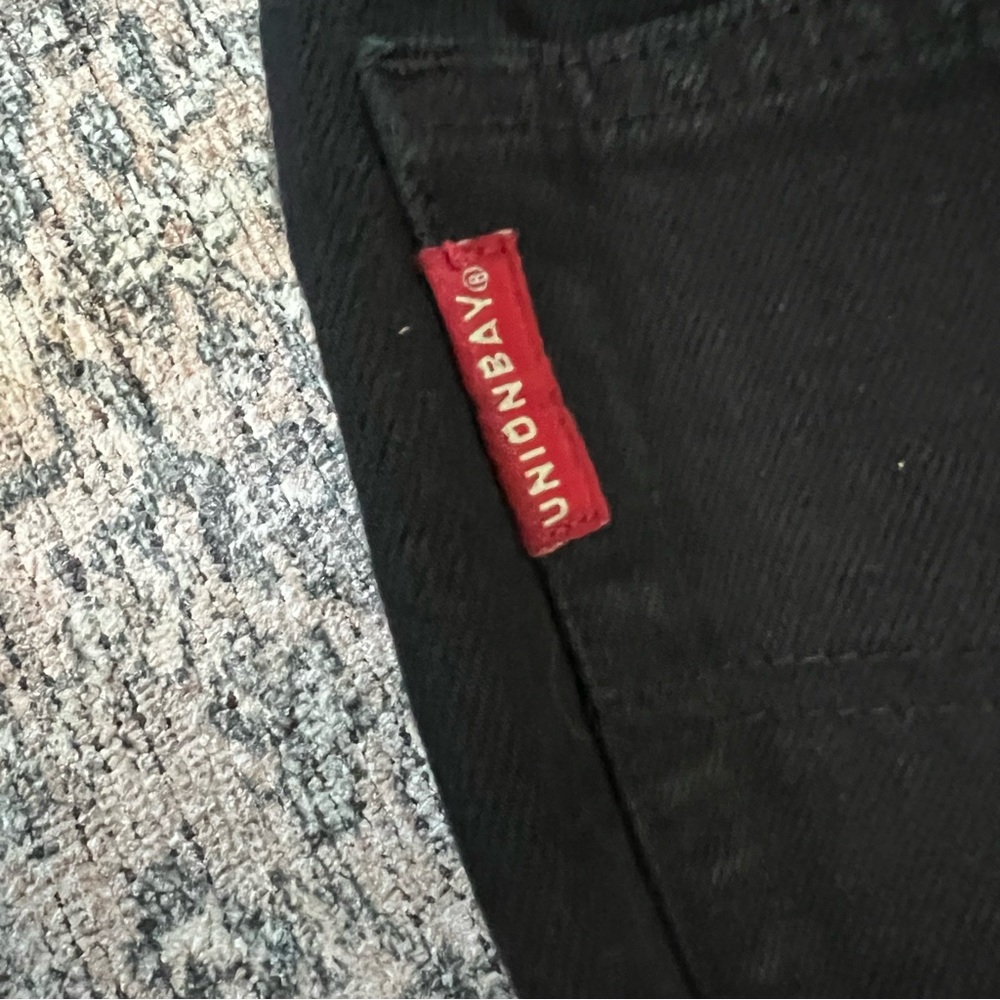 Vintage 90s Unionbay Black High Rise Baggy Jeans Women’s Size 11 NWT Y2K - Picture 10 of 15